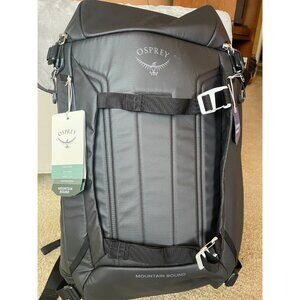 NEW Osprey Mountain Bound Ski & Snowboard Boot Bag Plus Black MSRP $180